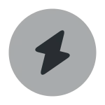 Flash Circle 1 SVG Icon
